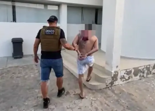 Suspeito preso