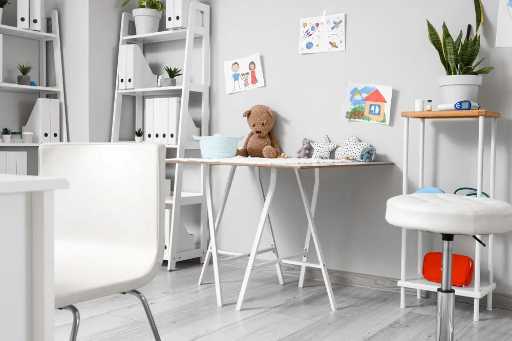 Foto de consultório de pediatra