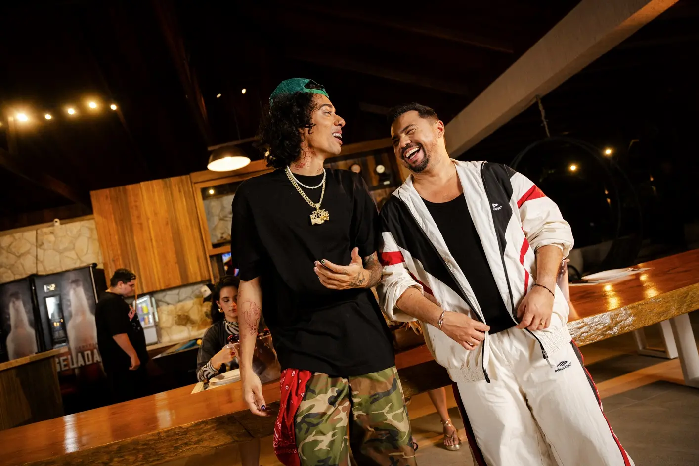 Xand Avião e Mago de Tarso em gravação