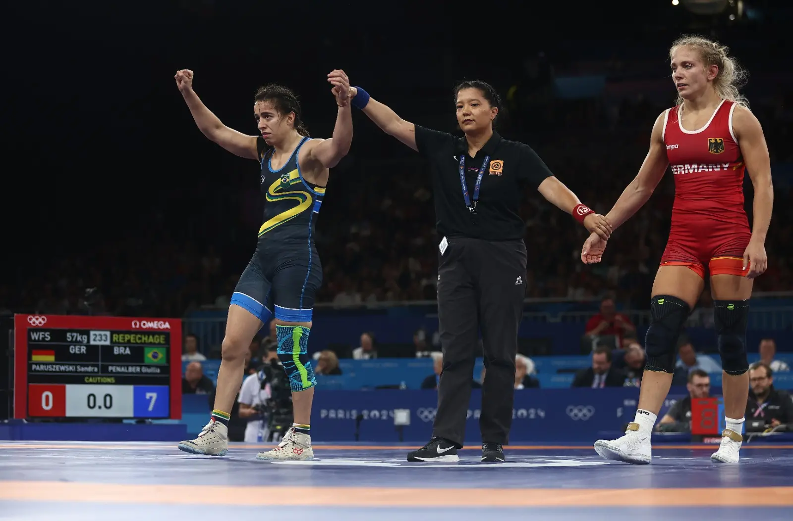 Giullia Penalber vai em busca do bronze no wrestling dos Jogos Olímpicos