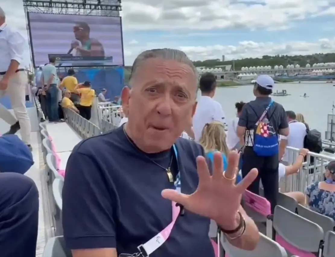 Galvão Bueno narra medalha de Isaquias Queiroz nas Olimpíadas 2024