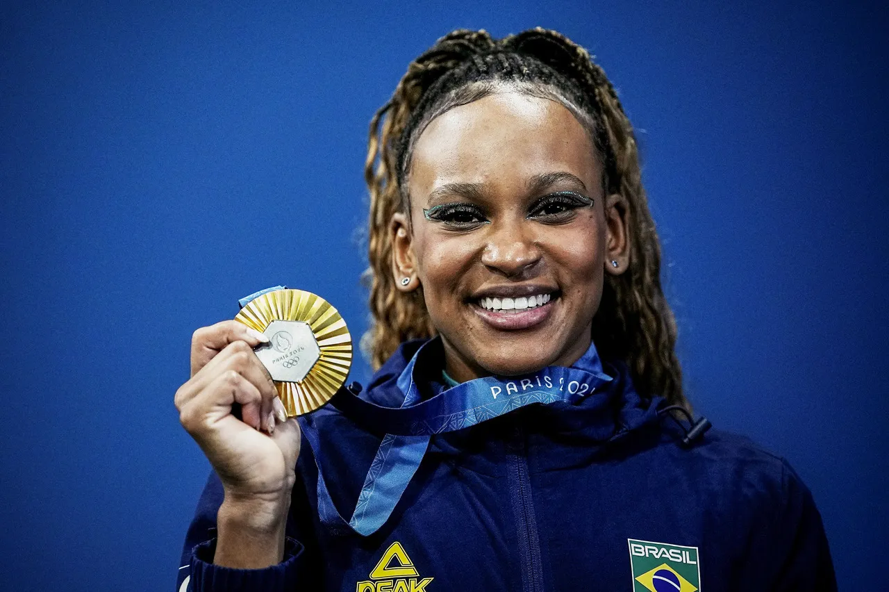 Rebeca Andrade conquistou uma medalha de Ouro para o Brasil na ginástica