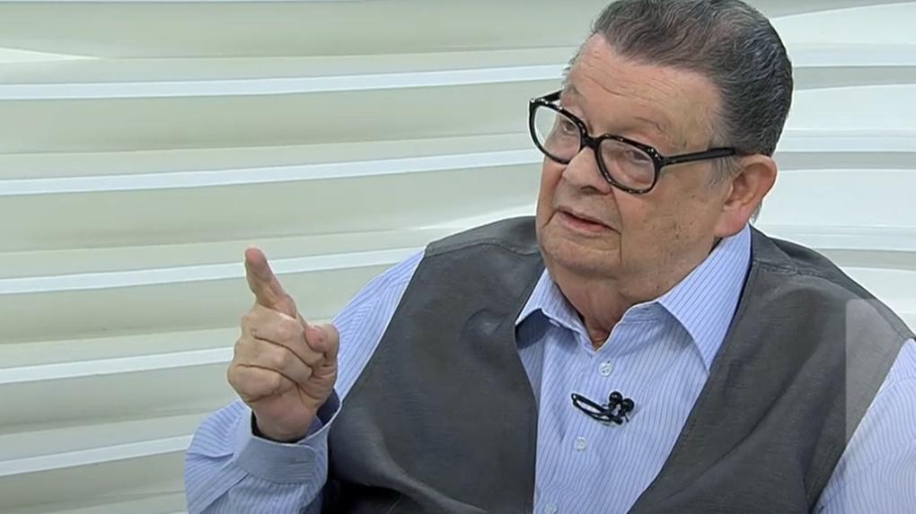 Captura de tela de participação do ex-ministro Delfim Netto no Roda Viva