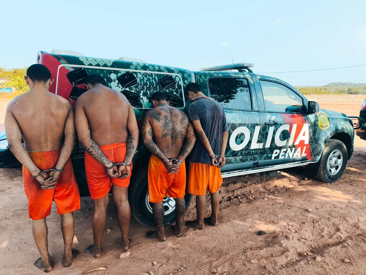 Imagem da notícia Sexto e último fugitivo de presídio no Ceará é recapturado após três dias 