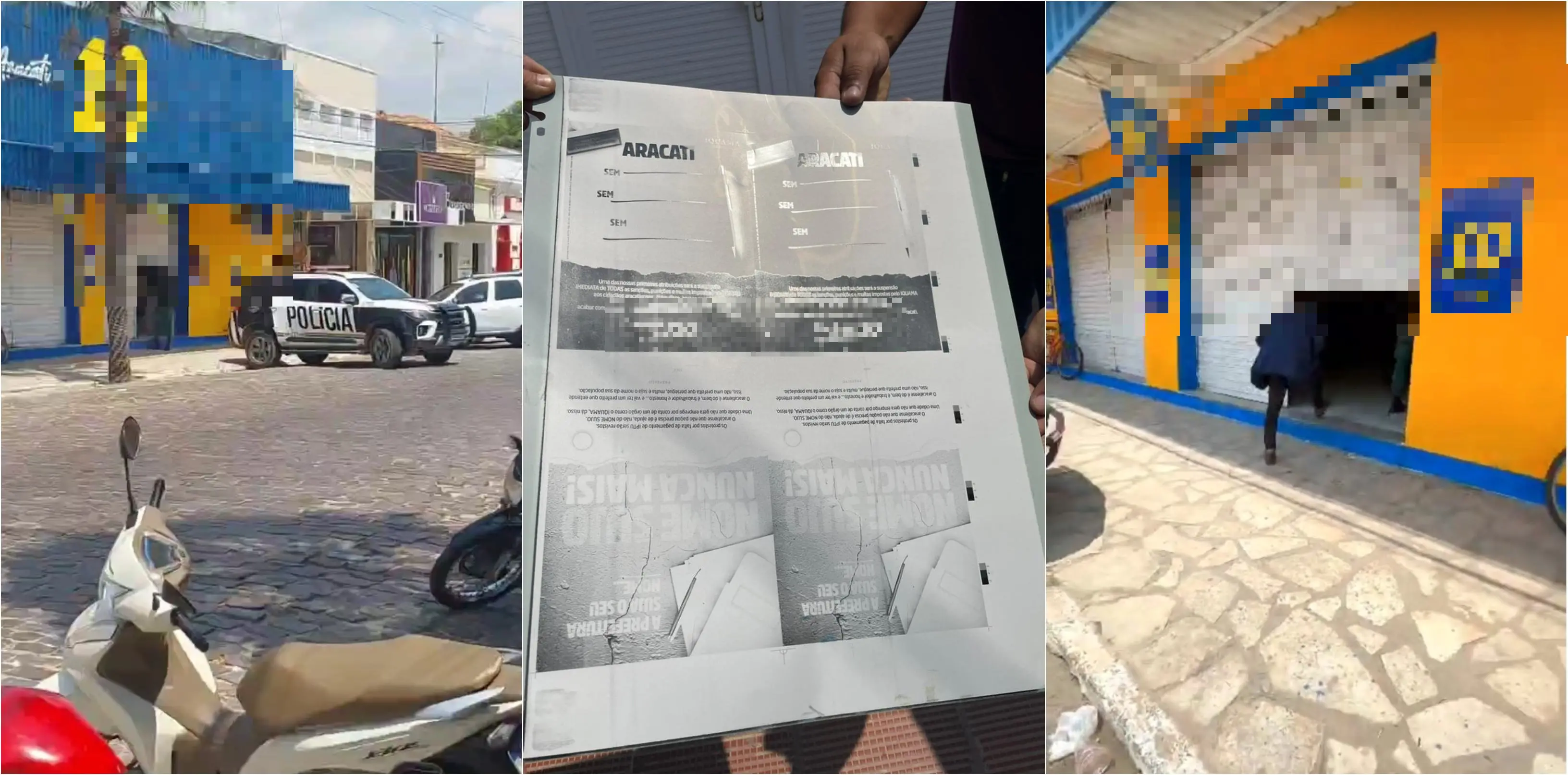 Ação foi ordenada pela Justiça Eleitoral e apreendeu material de campanha no comitê do candidato Caetano Neto