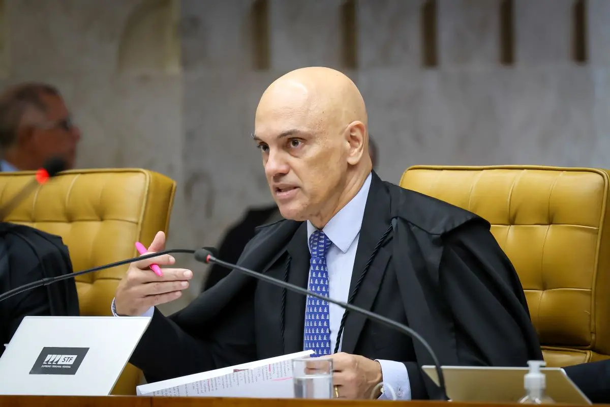 Foto de Alexandre de Moraes no STF