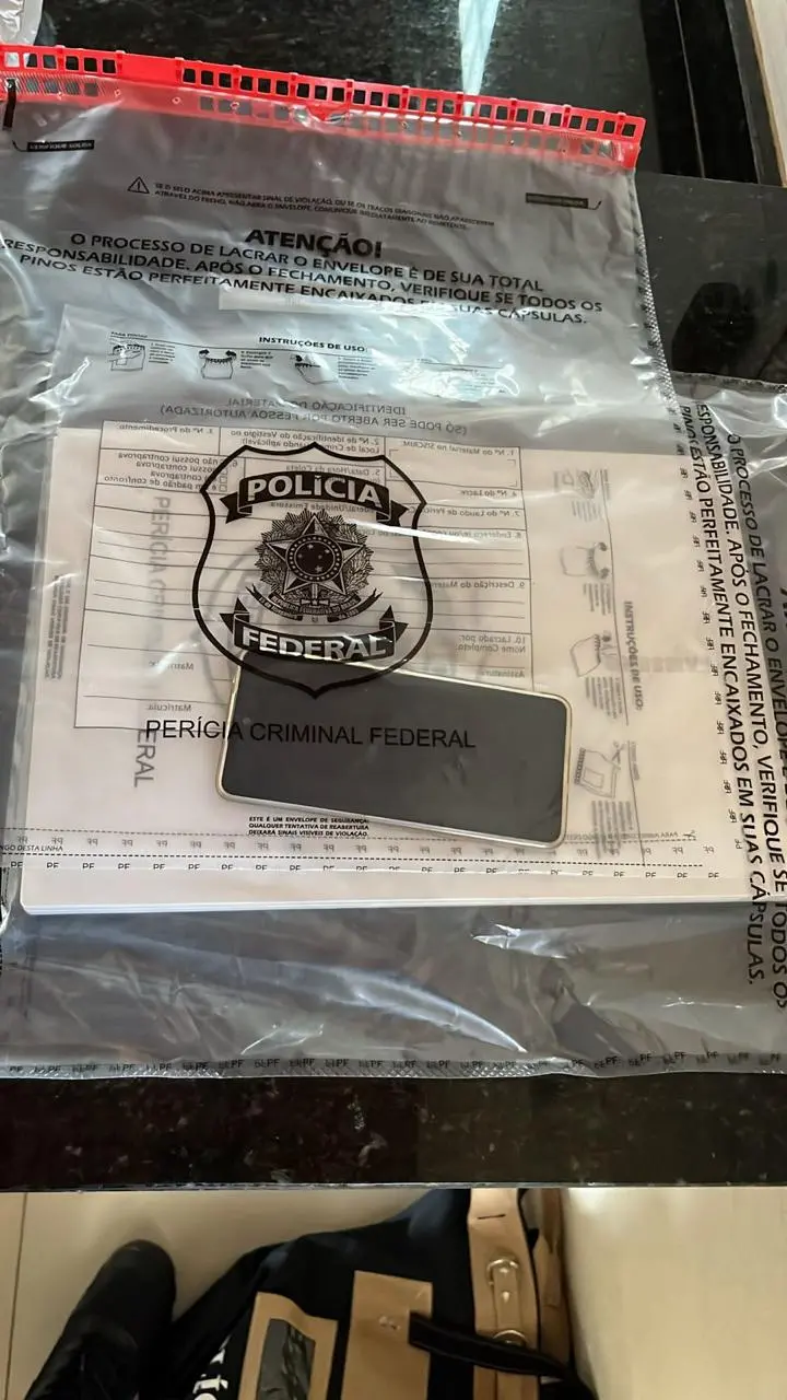 Material apreendido pelos policiais