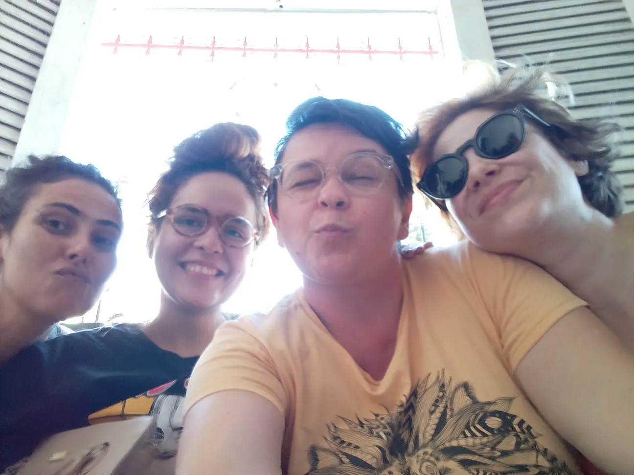 Themis Memória, do Salão das Ilusões, e as idealizadoras do Sapato Largo, Isadora Gurgel, Fernanda Meireles e Laura Daviña