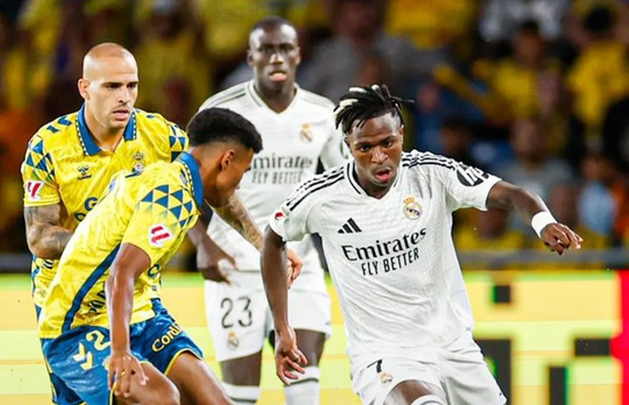 Vini Junior tentou desequilibrar o jogo para o Real Madrid, mas o time ficou no empate