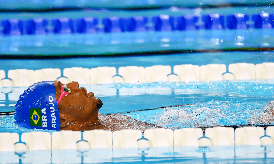 Imagem do nadador brasileiro Gabriel Araújo