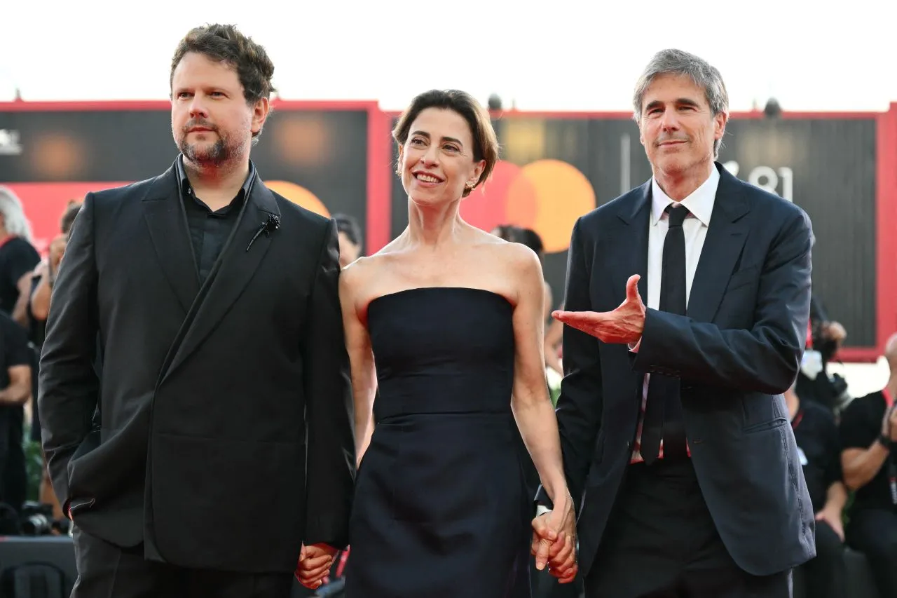 Selton Mello, Fernanda Torres e Walter Salles, de 