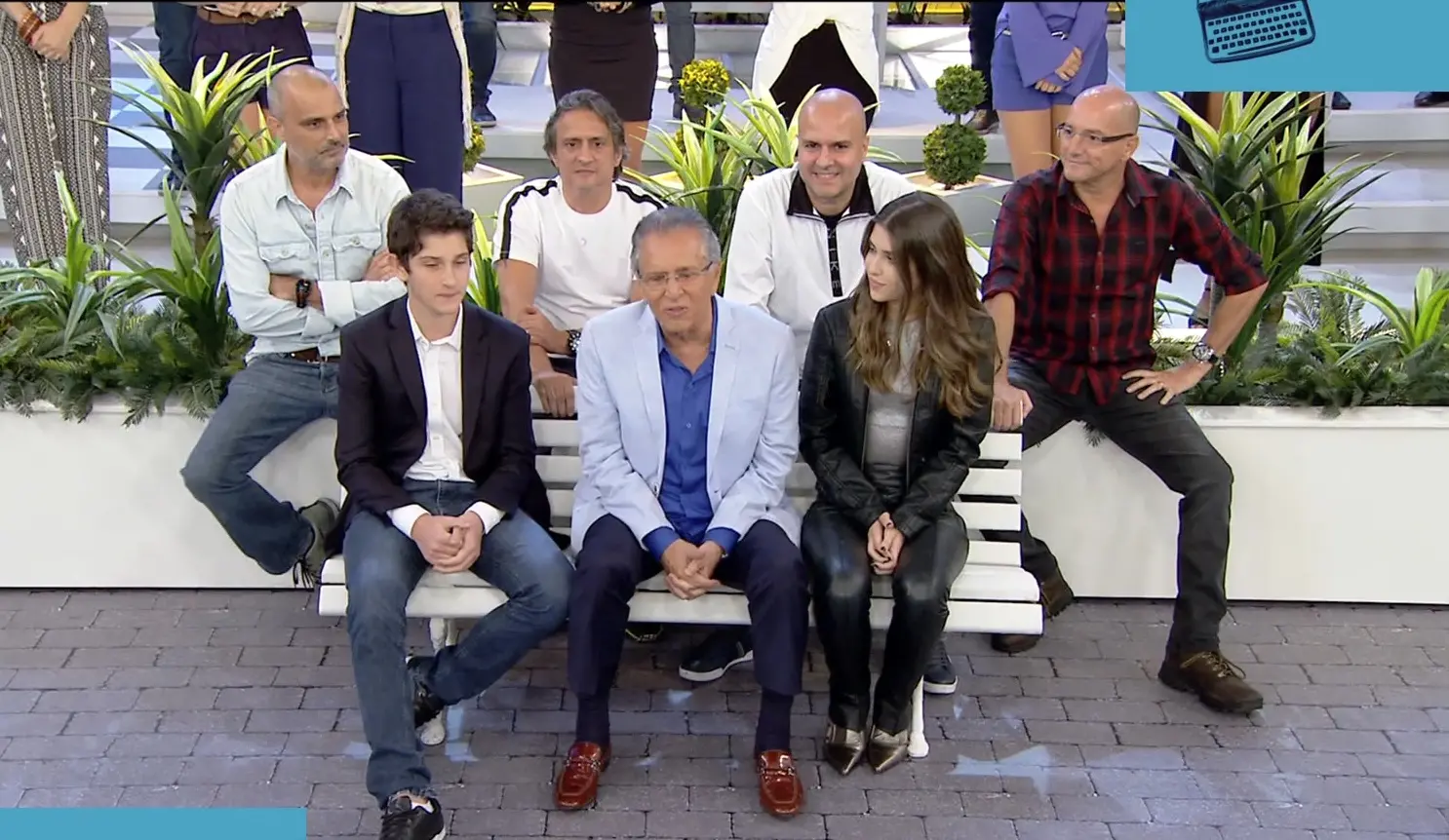 Herdeiros de Carlos Alberto em gravação de especial do SBT