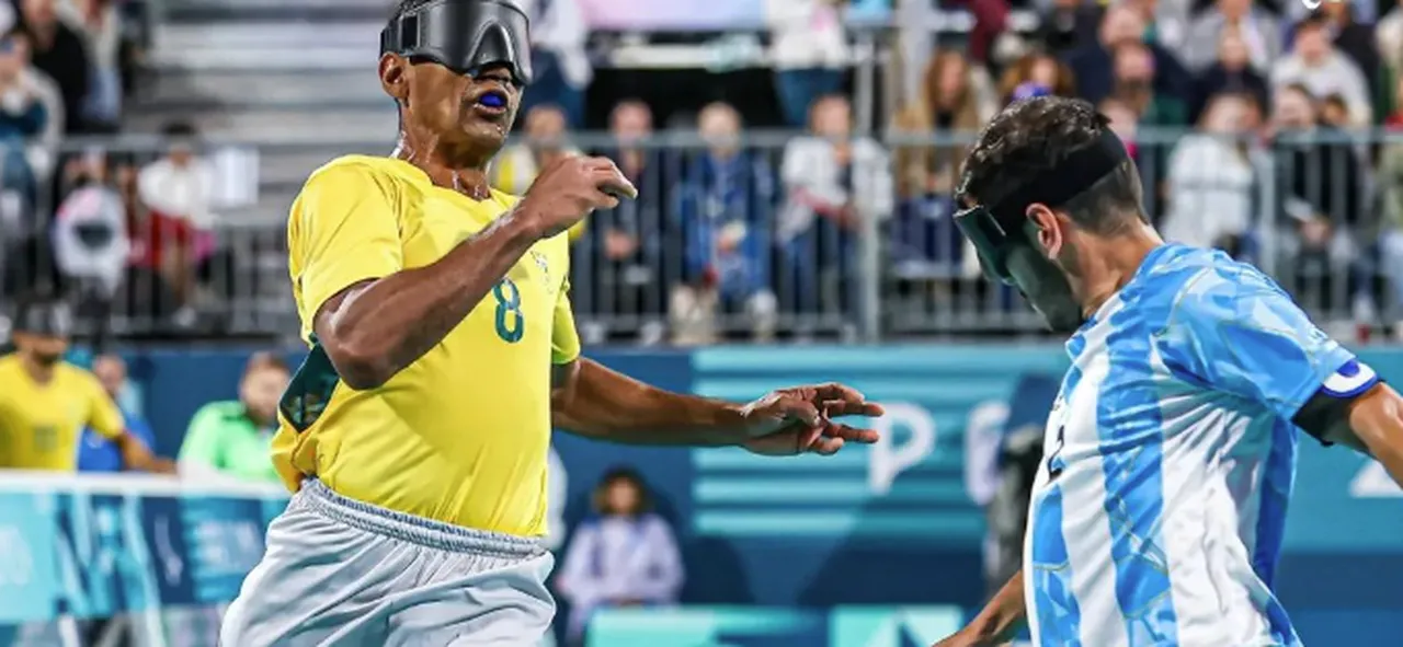 O Brasil foi derrotado nos pênaltis pela Argentina no Futebol de Cegos