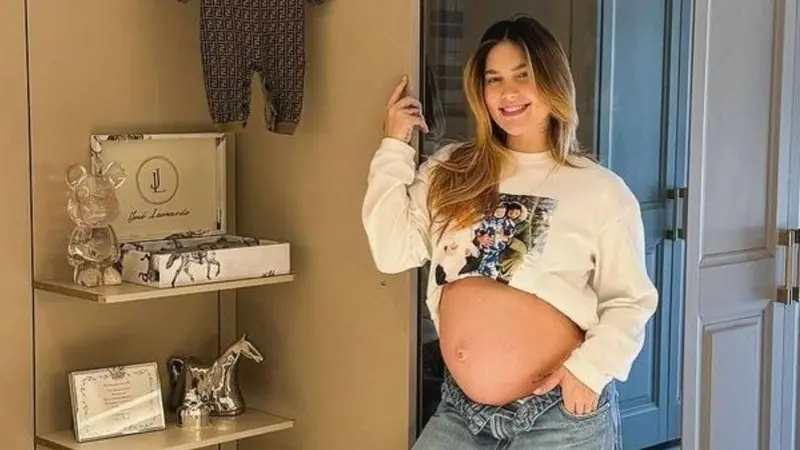 Terceiro filho do casal Virginia e Zé Felipe, José Leonardo chegou ao mundo neste domingo (8)