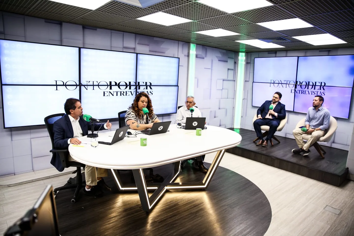 A Sabatina com Evandro Leitão ocorreu durante o jornal 