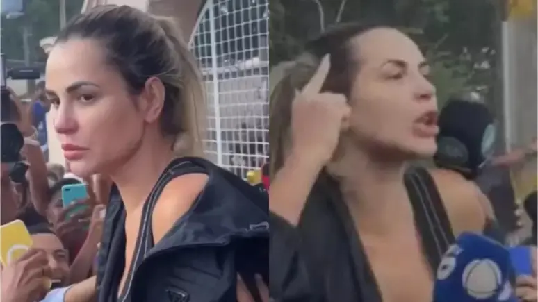 Deolane em presídio em Recife