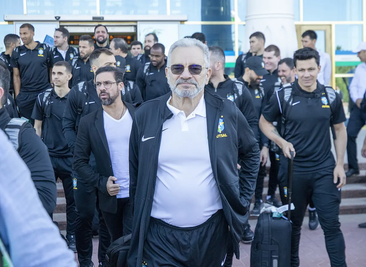 Mauro Carmélio, presidente da FCF,  é o chefe da delegação brasileira na Copa do Mundo