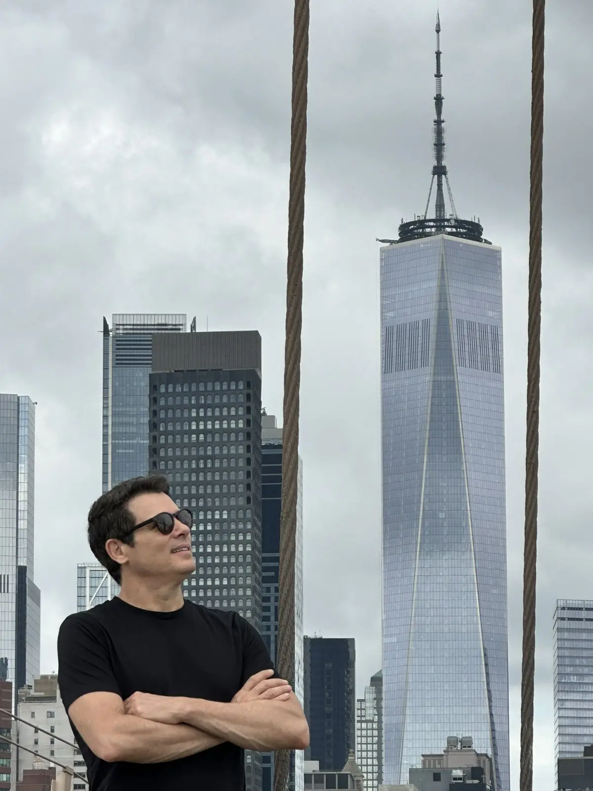 Celso Portiolli em Nova York