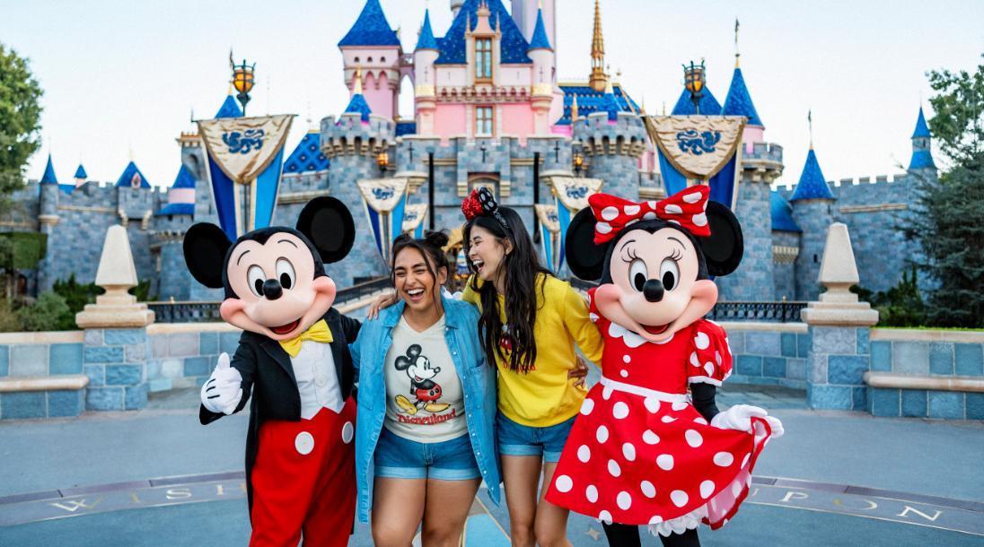 Mickey e Minnie no Magic Kingdom