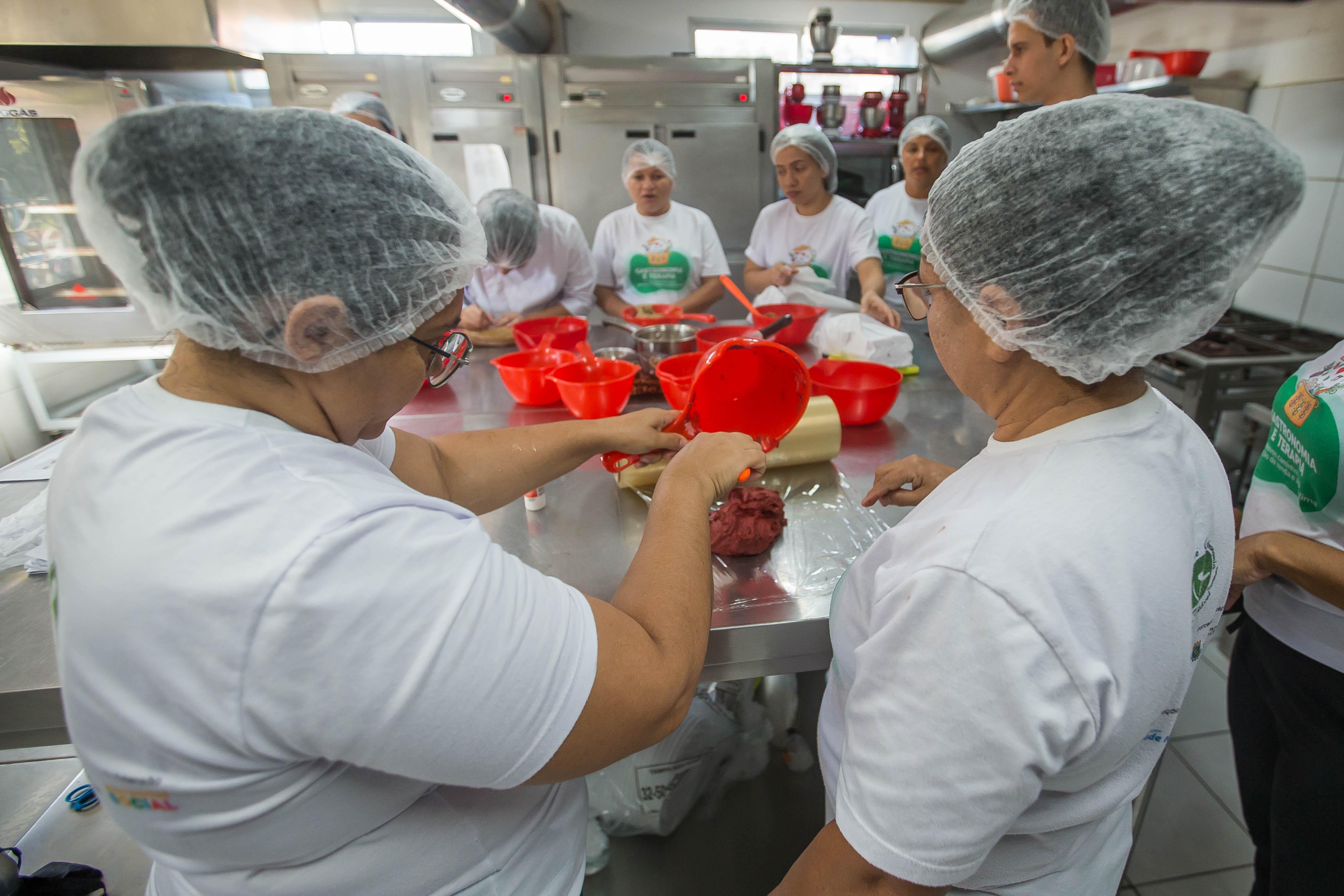 Grupo fazendo receita 