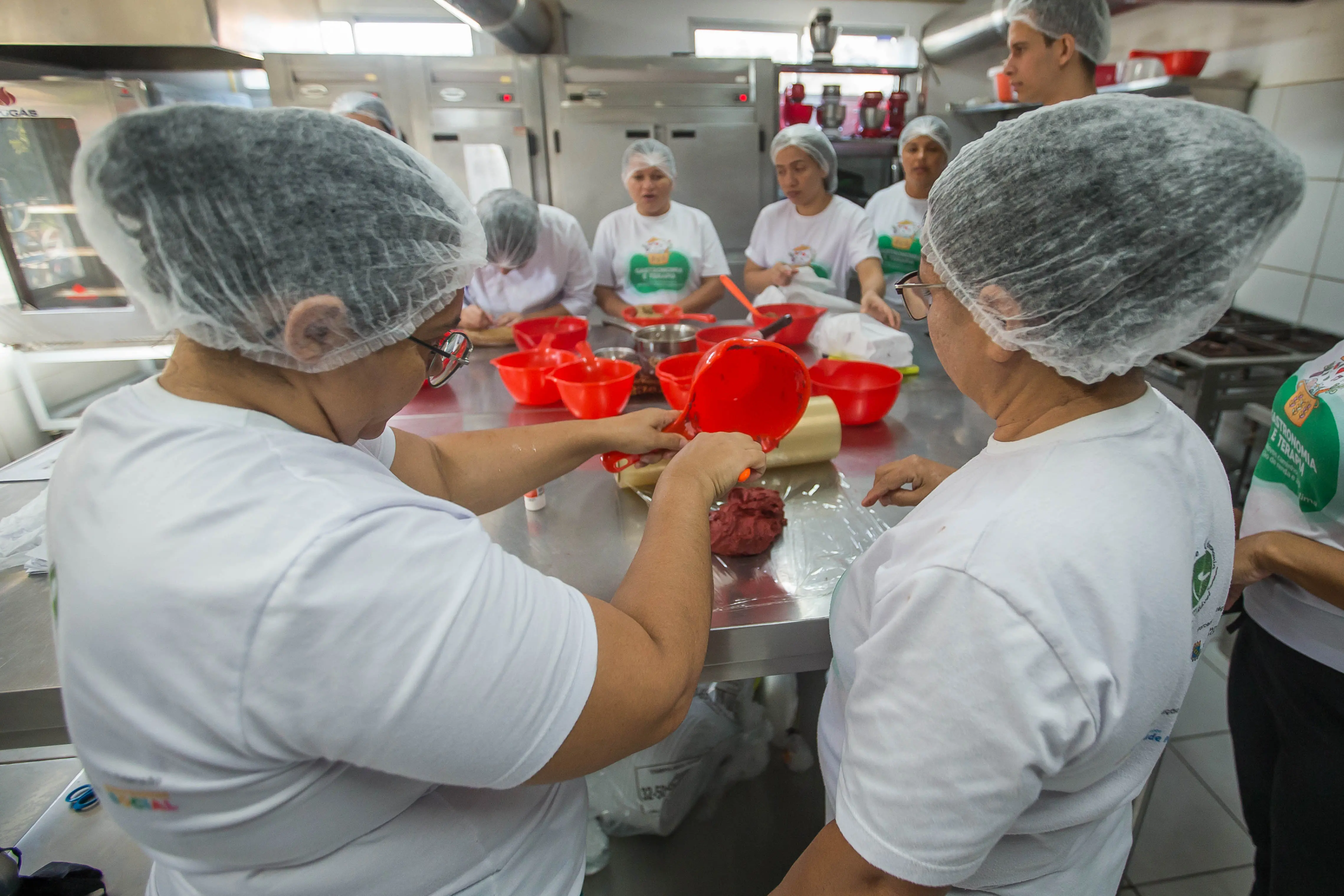 Grupo fazendo receita 