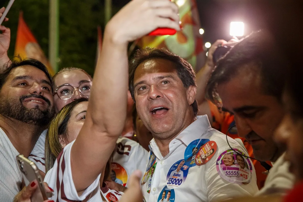 Evandro participou de agenda eleitoral no bairro Vila Manoel Sátiro