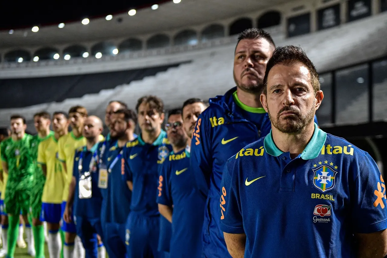 A Seleção Brasileira Sub-20 é comandada por Ramon Menezes