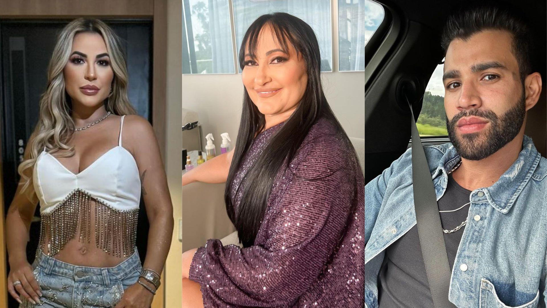 Deolane, Solange e Gusttavo Lima