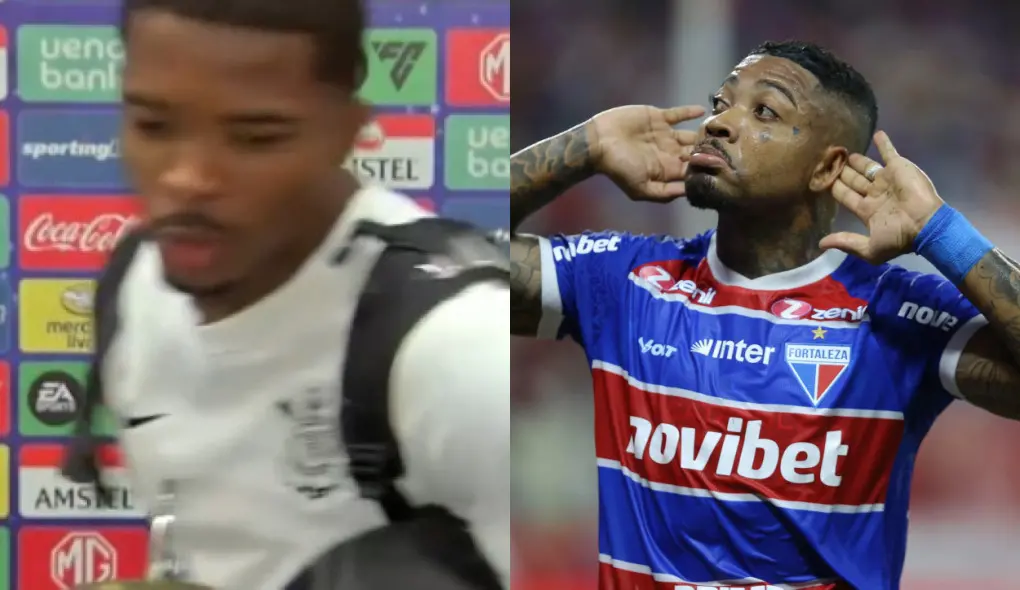 Jogador do Corinthians provoca Marinho após eliminação do Fortaleza