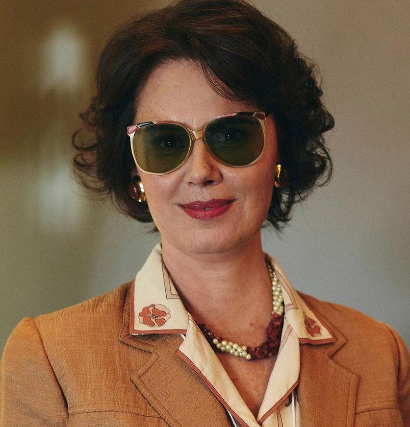 Susana Ribeiro caracterizada como Neide Senna