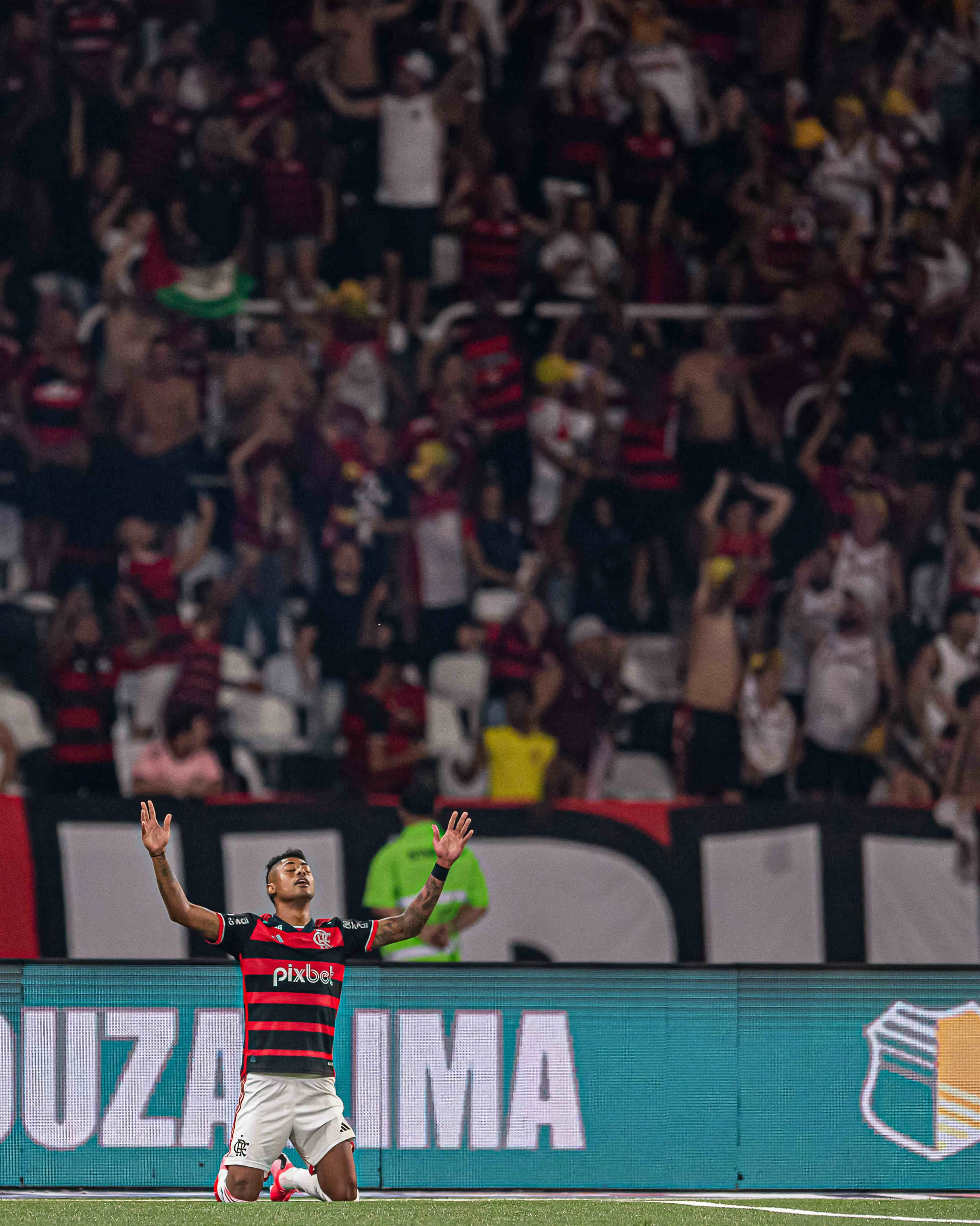 Imagem do atacante Bruno Henrique do Flamengo