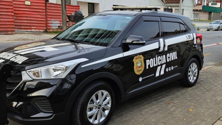 Viatura da Polícia Civil de Santa Catarina