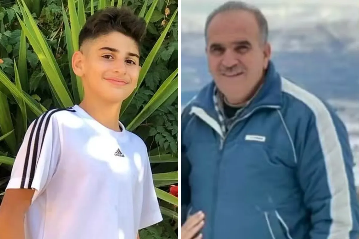 Ali Kamal Abdallah e Haj Kamal Abdallah, respectivamente filho e pai, morreram após ataques aéreos de Israel ao Líbano