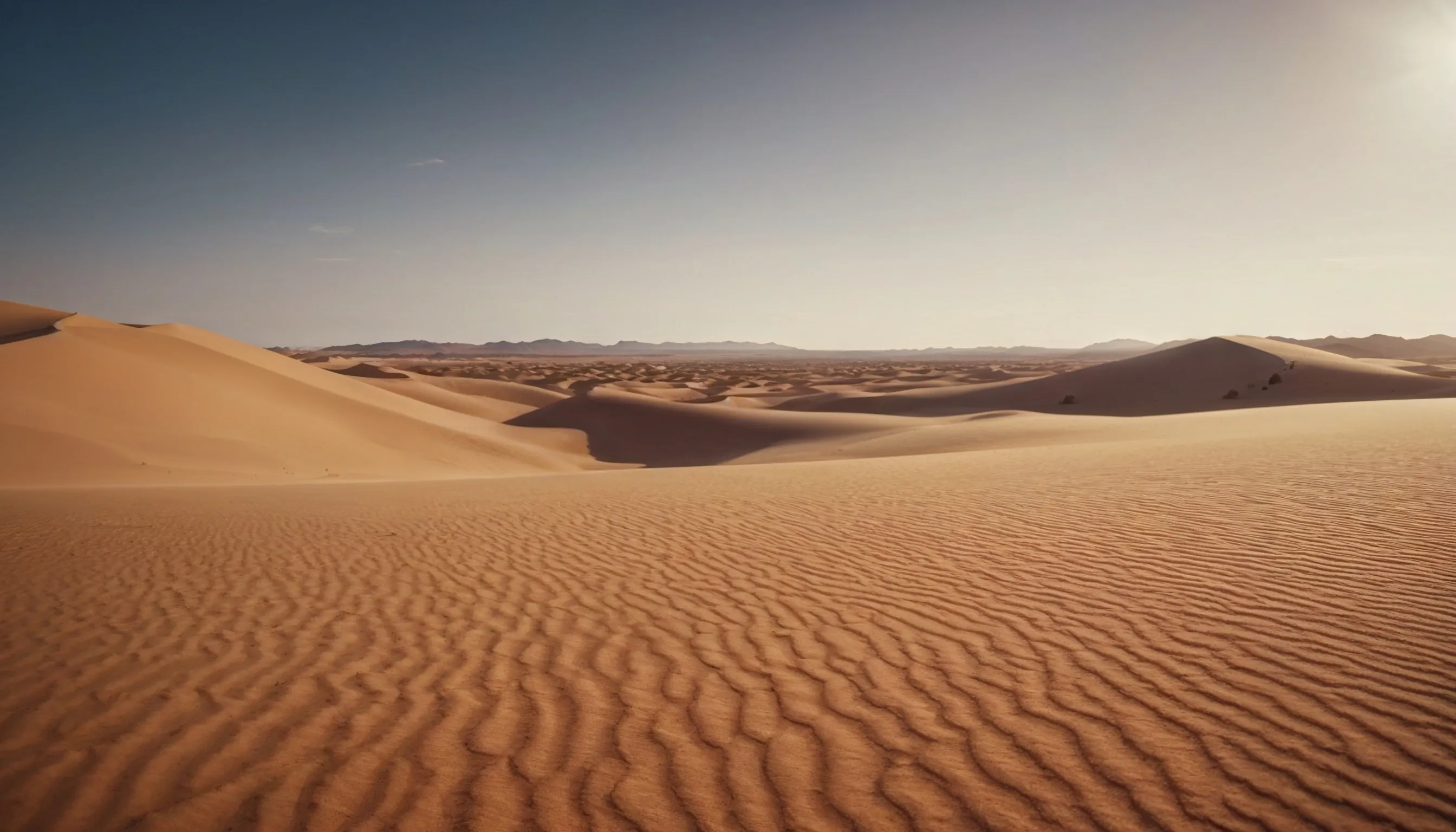 A desertização é a formação natural de desertos