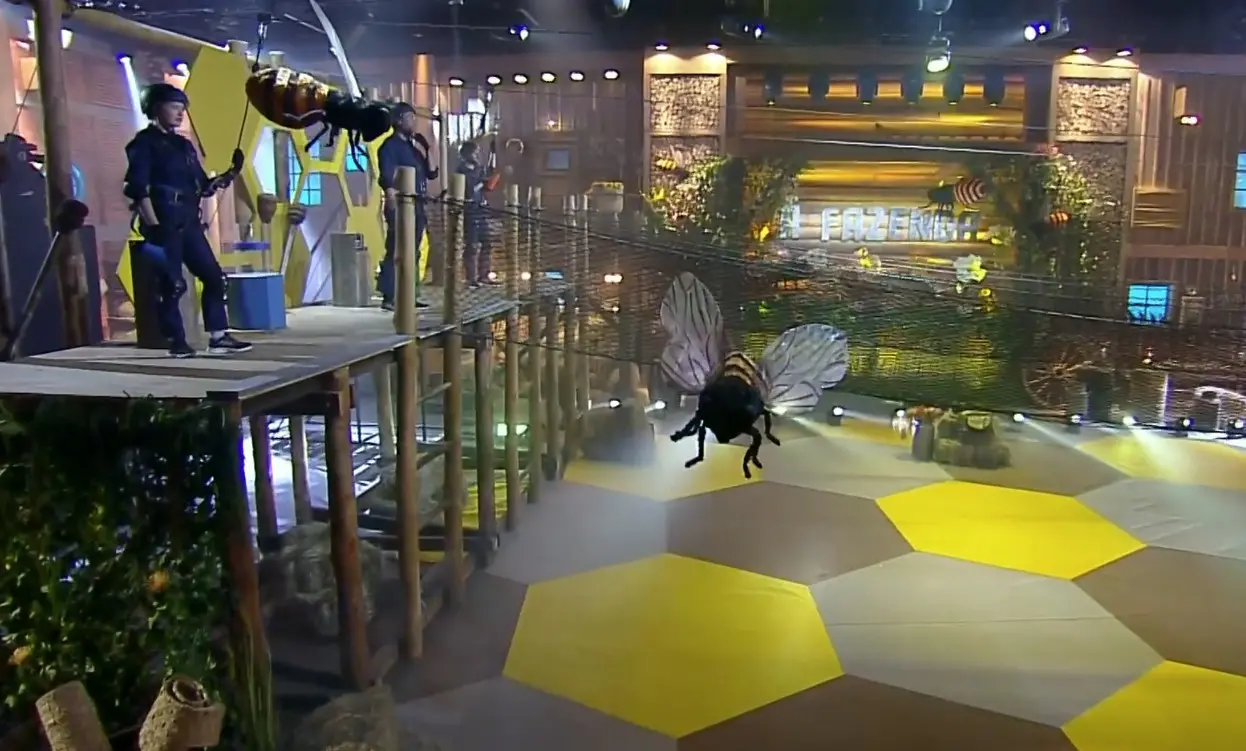 Cenário da prova do fazendeiro com abelhas