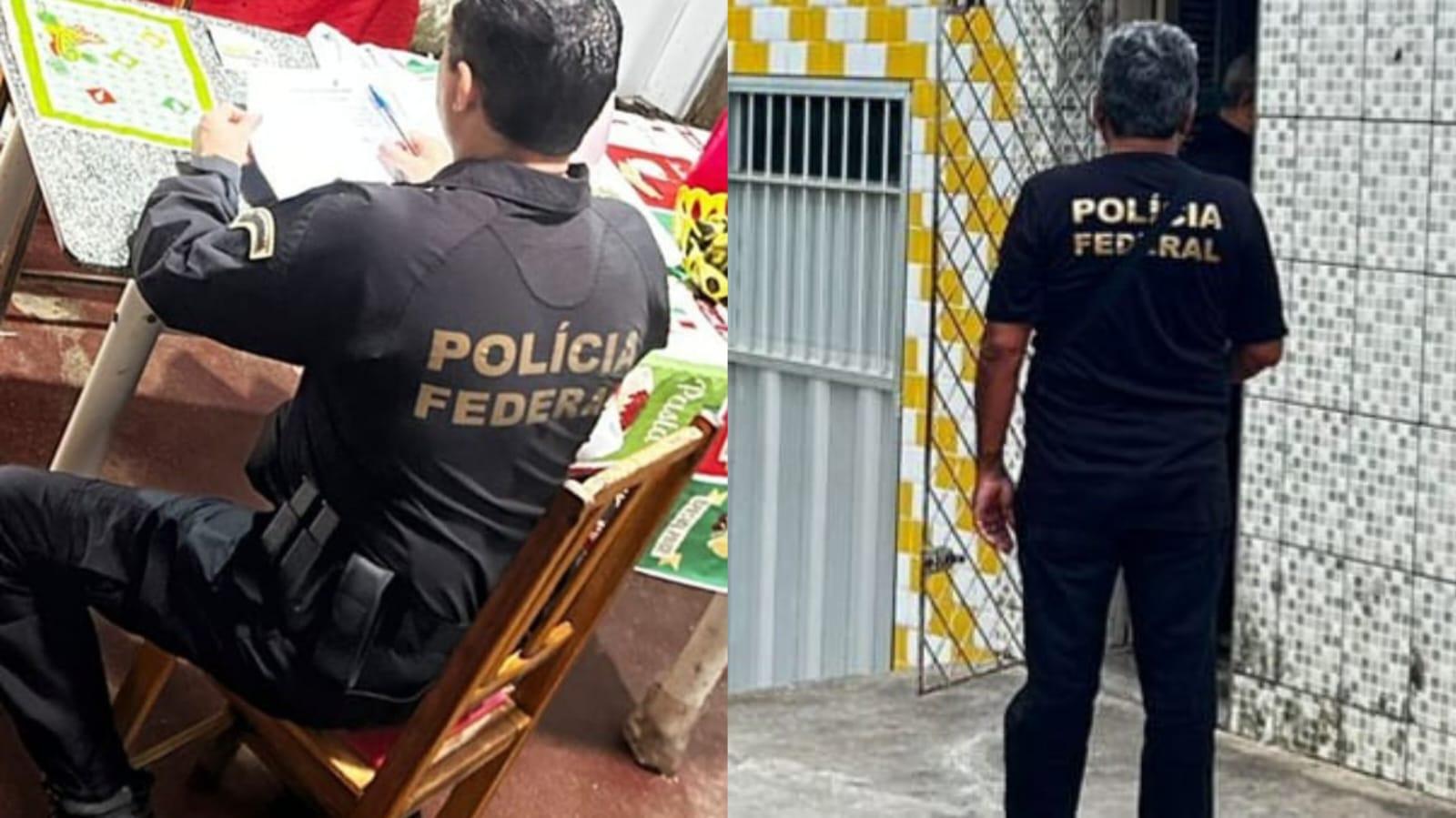 Agentes da PF em Cedro (CE)