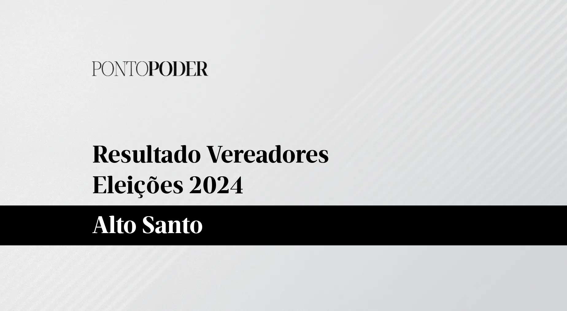 Resultado das eleições 2024 para Vereador