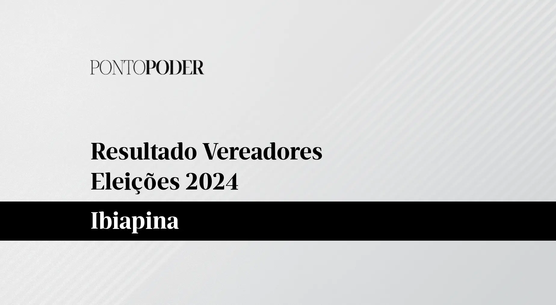 Resultado das eleições 2024 para Vereador