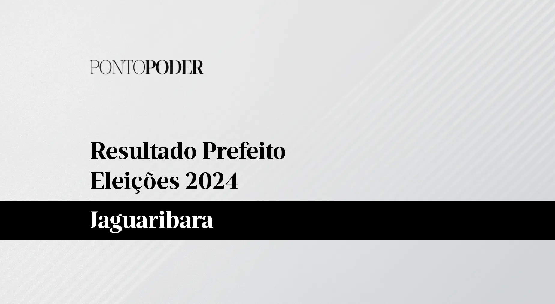 Resultado das eleições 2024 para prefeito