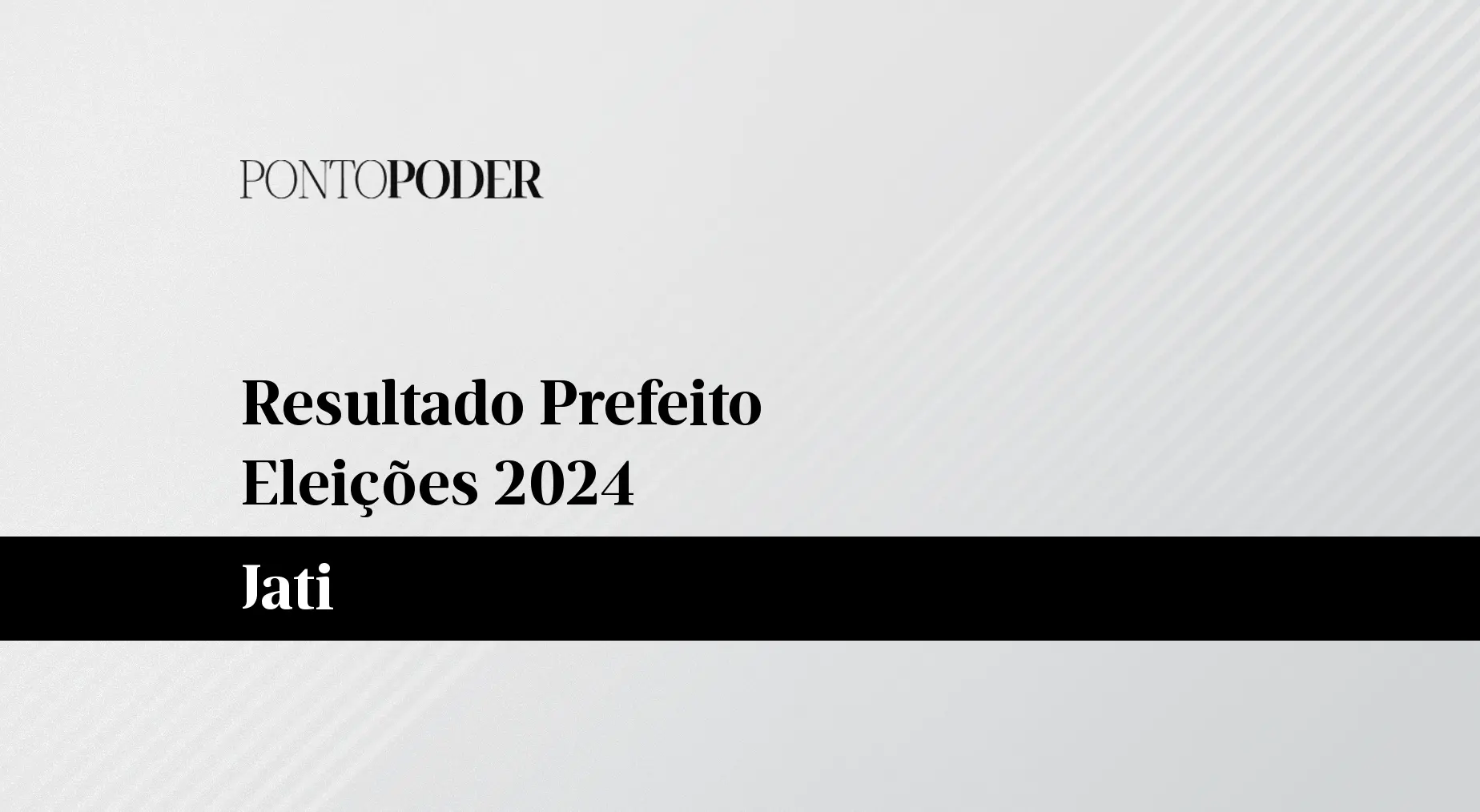 Imagem da notícia Quem ganhou a eleição 2024 para prefeito em Jati?