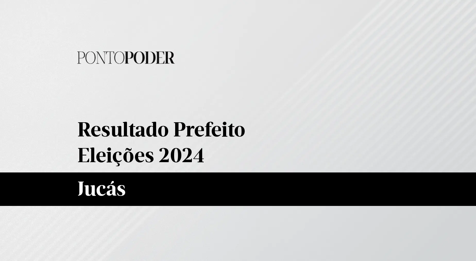 Imagem da notícia Quem ganhou a eleição 2024 para prefeito em Jucás?