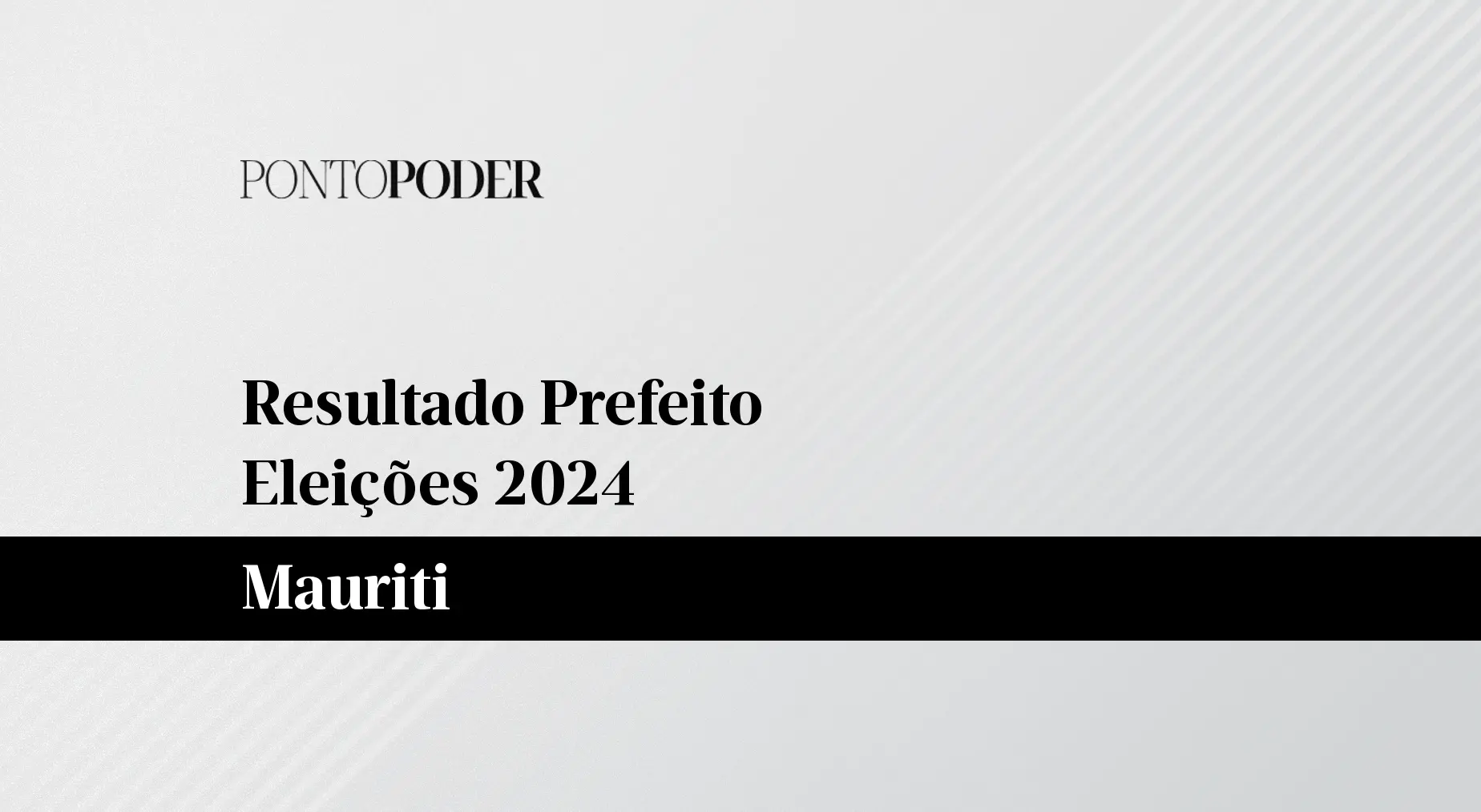 Resultado das eleições 2024 para prefeito