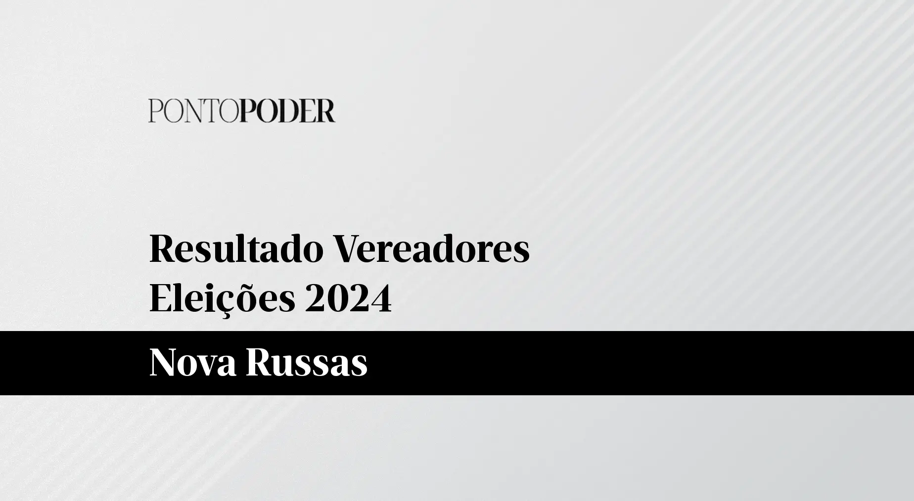 Resultado das eleições 2024 para Vereador