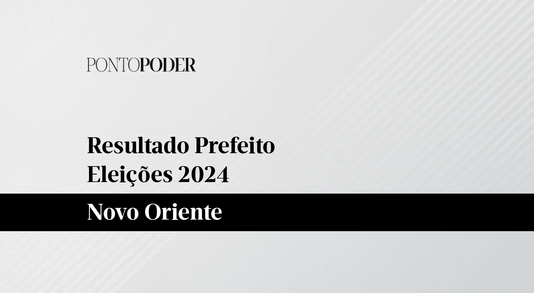 Resultado das eleições 2024 para prefeito