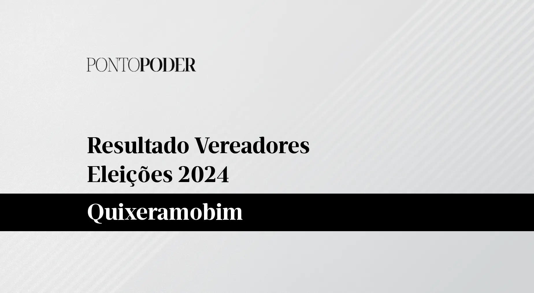 Resultado das eleições 2024 para Vereador