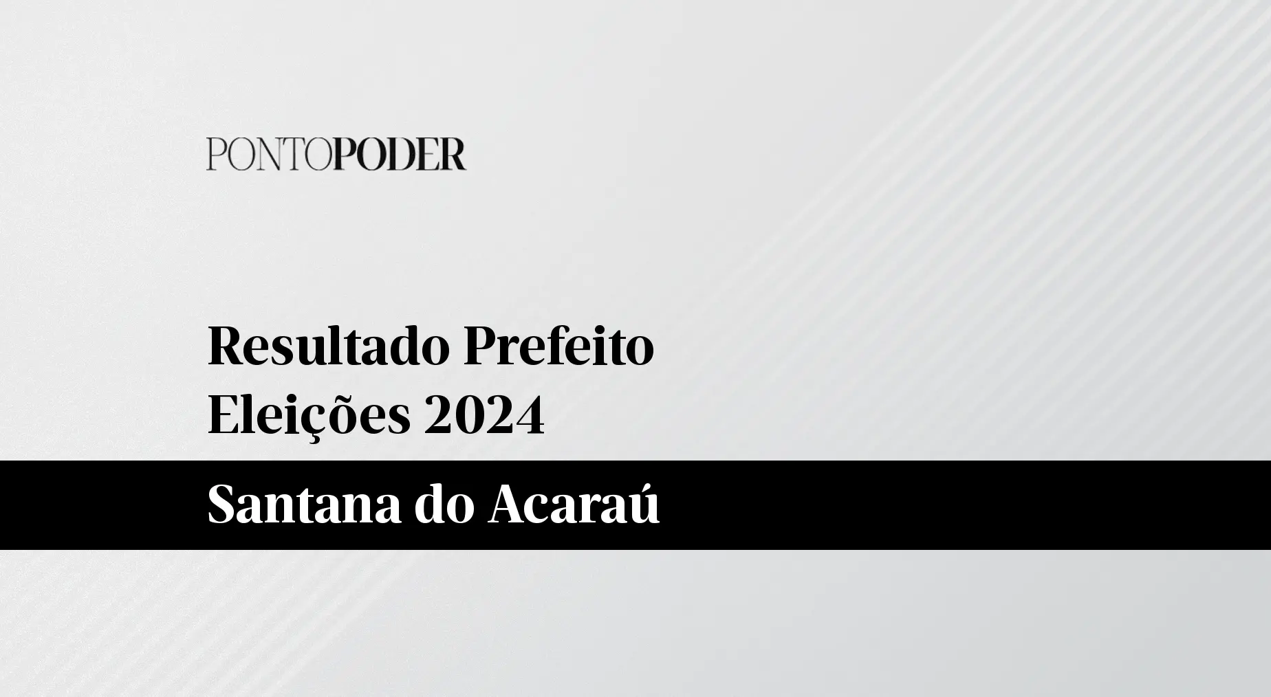 Resultado das eleições 2024 para prefeito
