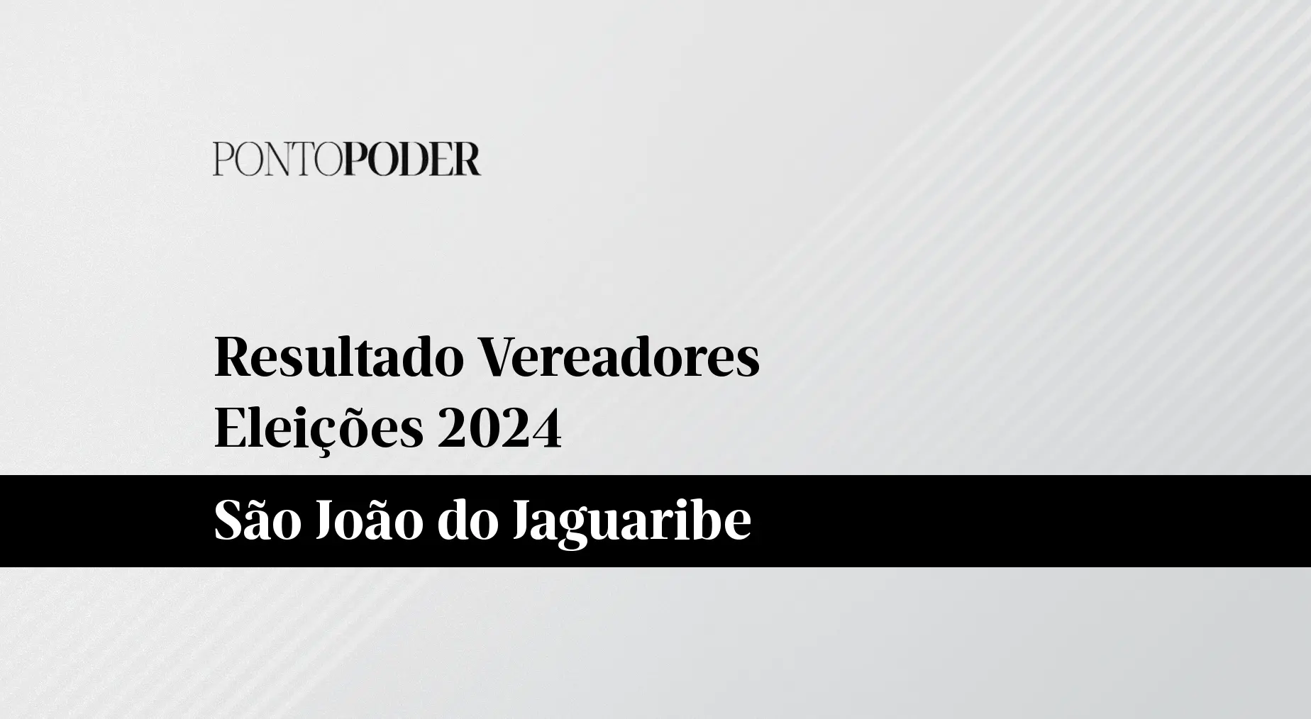 Resultado das eleições 2024 para Vereador