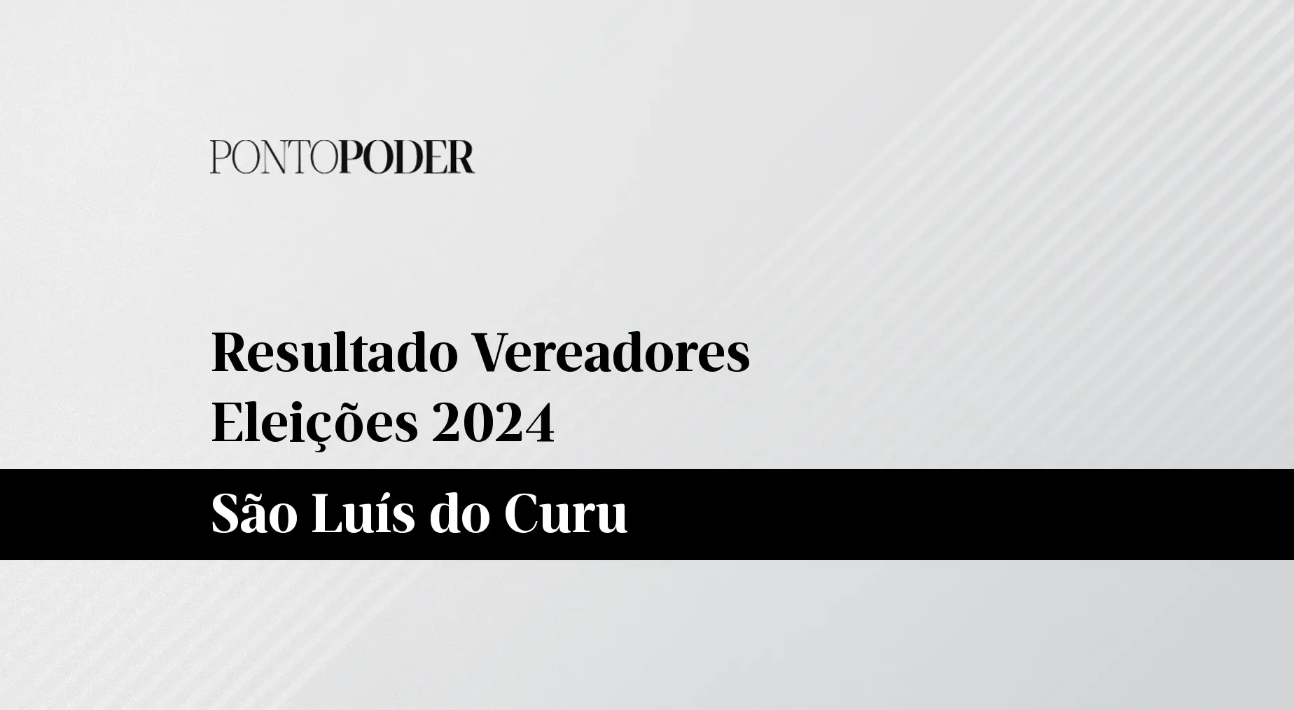 Resultado das eleições 2024 para Vereador