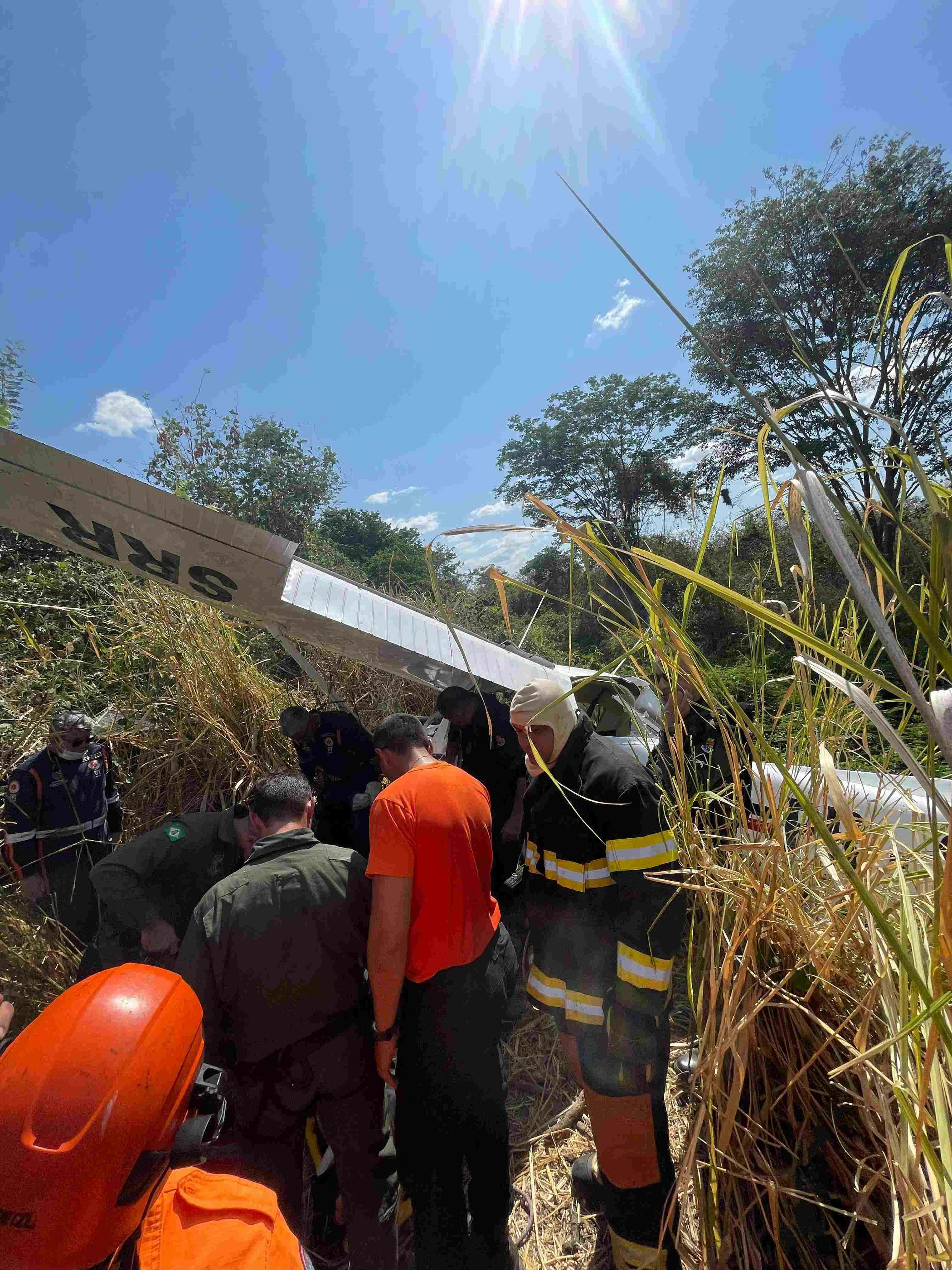 Área de pouso forçado de avião no Cariri, no Ceará