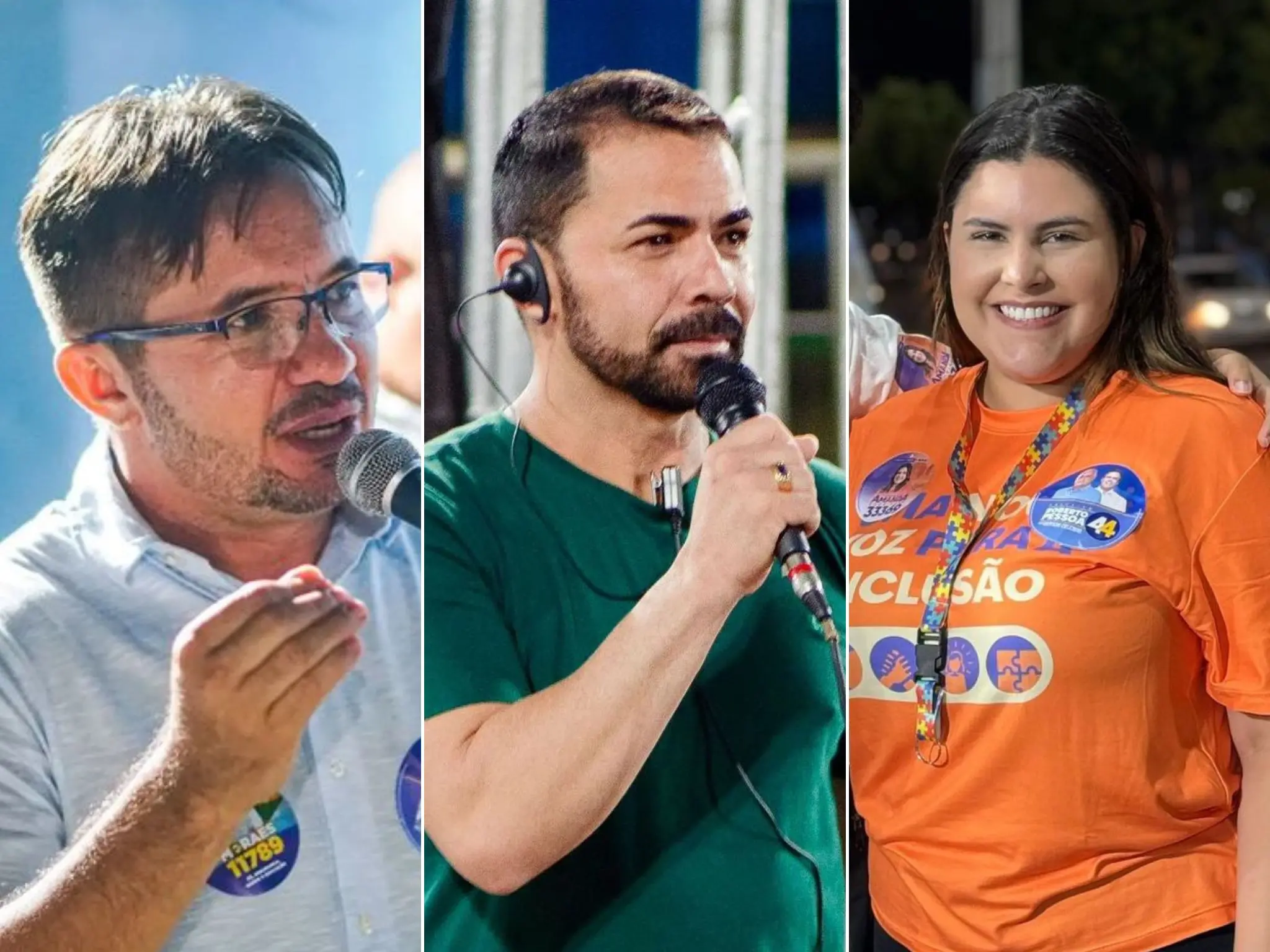 Inspetor Moraes (PP), Ivonaldo Lima (PP) e Amanda Rodrigues (Mobiliza) foram os mais votados em Maracanaú